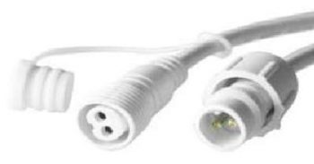 Cable conector para tira LED Ip65 230V ( Para Ip68 colocar termoretractil y cinta Vulcanizable en las conexiones ) 2